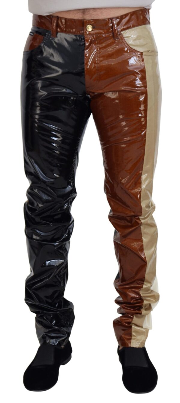Multicolor Shining Slim Fit Men Denim Jeans