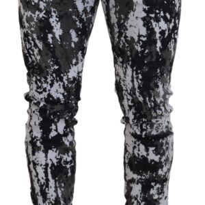 Multicolor Cotton Tie Dye Skinny Denim Jeans