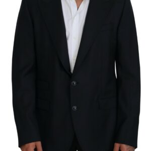 Dark Blue Wool Formal Sicilia Blazer