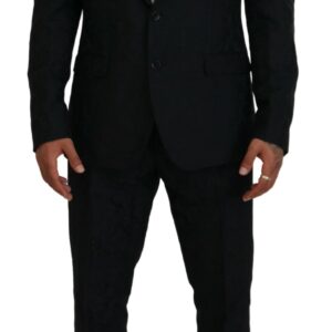 Black Single Breasted 2 Piece MARTINI Suit