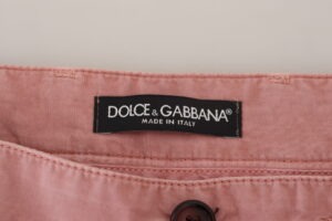 Pink Chinos Cotton Casual Mens Shorts - Jag Couture London