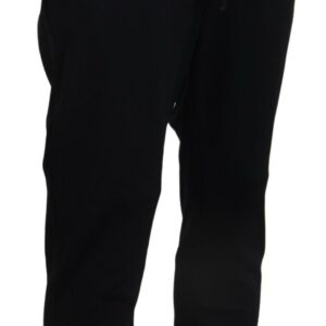 Black Mens Sport Wool Sweatpants Pants