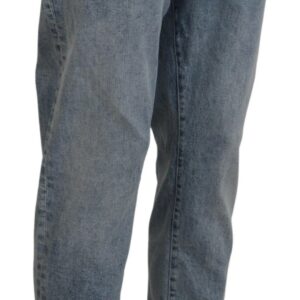 Blue Wash Slim Fit Cotton Denim Jeans
