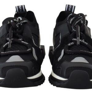 Black Mesh Sorrento Trekking Sneakers Shoes
