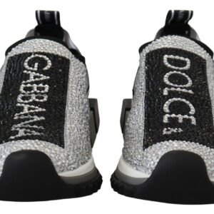 Silver Rhinestones Sorrento Sneakers Shoes