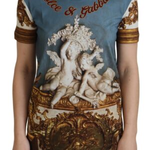 Multicolor DG Logo Angel Printed Shirt Top