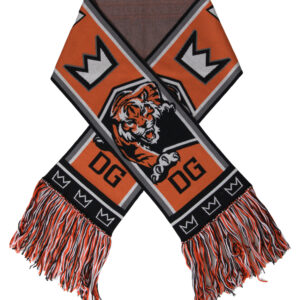 Multicolor Wool DG Royals Wrap Fringe Scarf