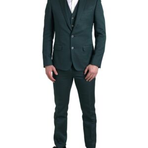 Green 3 Piece Single Breasted MARTINI Suit