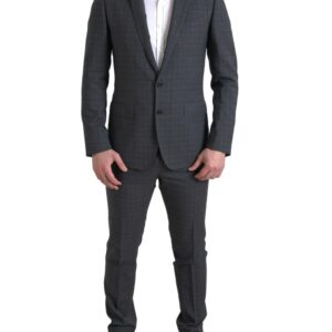 Gray 2 Piece Single Breasted MARTINI Suit