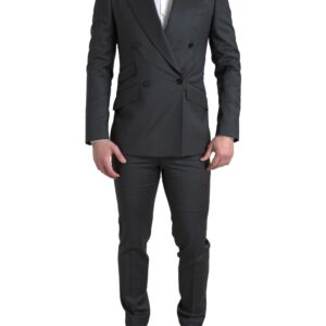 Gray 2 Piece Double Breasted SICILIA Suit