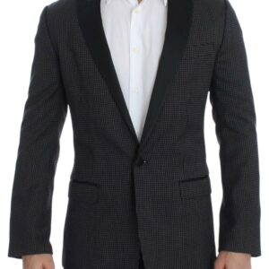 Black wool slim MARTINI blazer