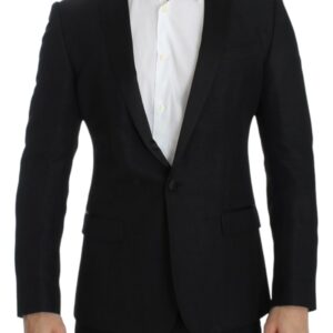 Black wool MARTINI slim blazer