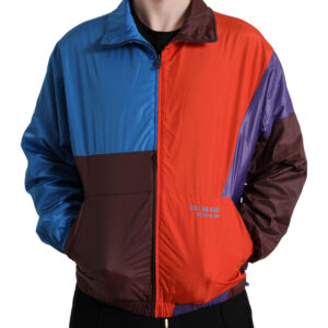 Multicolor Color Windbreaker Jacket
