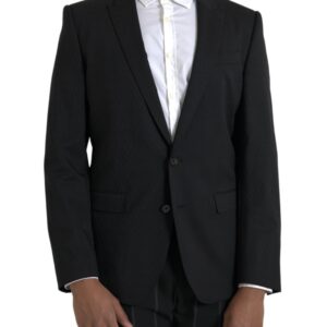 Black MARTINI Slim Fit Jacket Coat Blazer