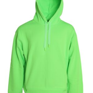 Neon Green Hooded Top Pullover Sweater