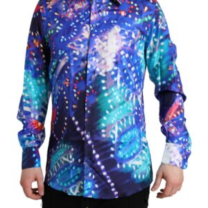 Purple Luminarie Silk Slim MARTINI Shirt