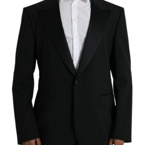 Black SICILIA Single Breasted Coat Blazer