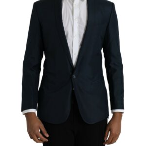 Blue MARTINI Shawl Single Breasted Blazer