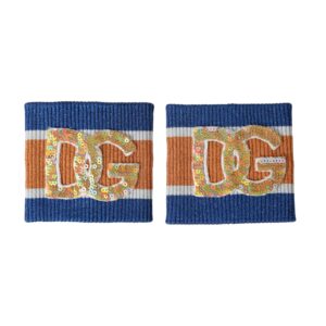 Multicolor Logo Sequin Viscose Wristband