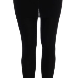 Black Cashmere Silk Stretch Tights Stockings