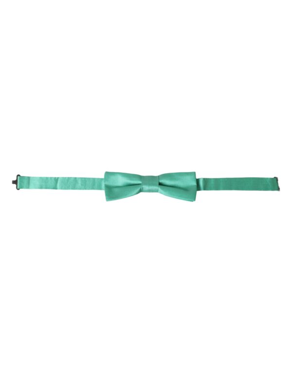 Mint Green Silk Adjustable Neck Men Bow Tie
