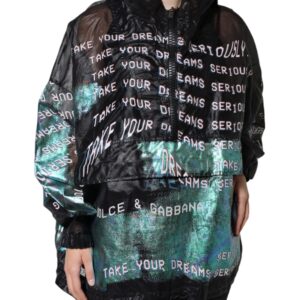 Multicolor Print Hooded Sweatshirt Sweater