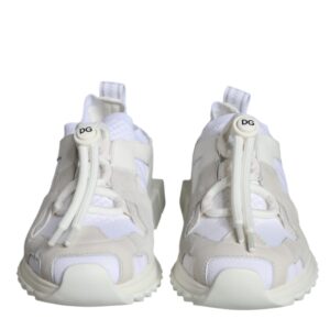 White Mesh Sorrento Trekking Sneakers Shoes