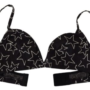 Black Millennials Star Non Wire Cotton Bra Underwear