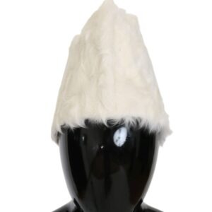 White Xiangao Lamb Fur Beanie