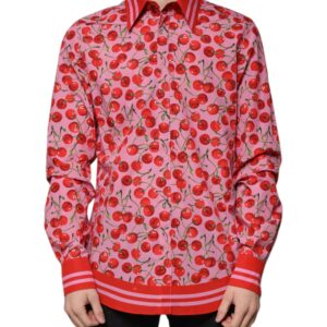 Pink Cherry Cotton Formal MARTINI Dress Shirt