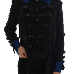 Black Wool Trench Jacket