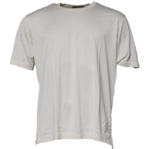 Off White Crew Neck Short Sleeve T-shirt