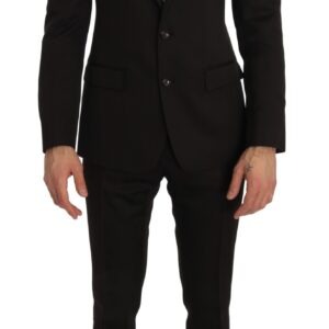 Brown Wool Crystal Bee Slim Fit MARTINI