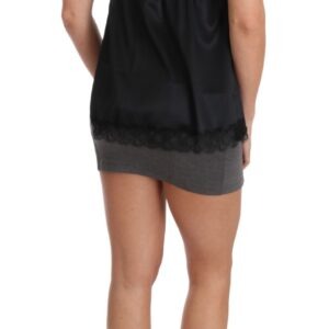 Lingerie Cami Black Lace Silk Stretch