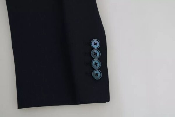 Blue Wool MARTINI Blazer Vest 2 Piece