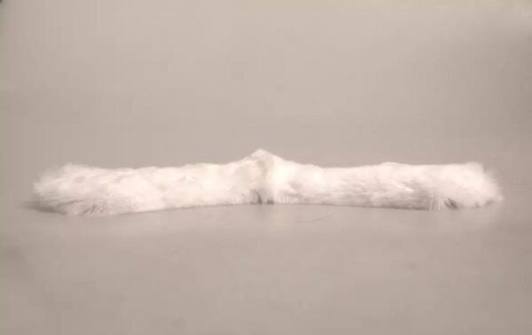 White Fur Shoulder Collar Wrap Shawl Scarf