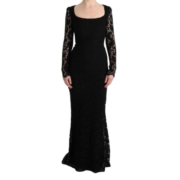 Black Cotton Cocktail Dress