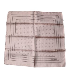 Pink Polka Dots Square Handkerchief Scarf