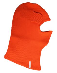 Orange Cotton Whole Head Wrap Balaclava Hat