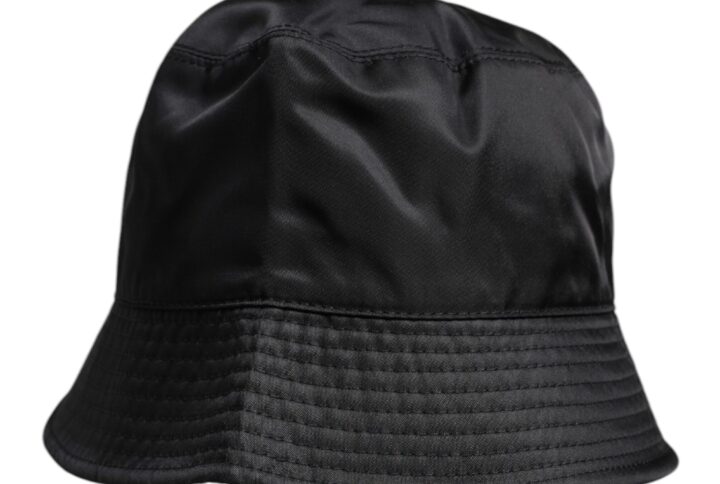 Black Cotton Wide Brim Bucket Hat | Jag Couture London – New York