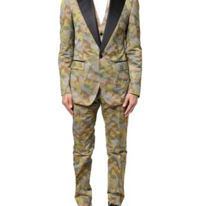 Multicolor Camouflage SICILIA 3 Piece Suit