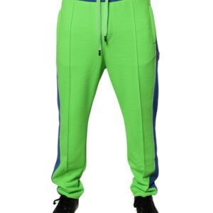 Green Blue Jogger Sweatpants Pants - Jag Couture London