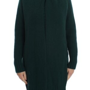 Green Knitted Cashmere Cardigan