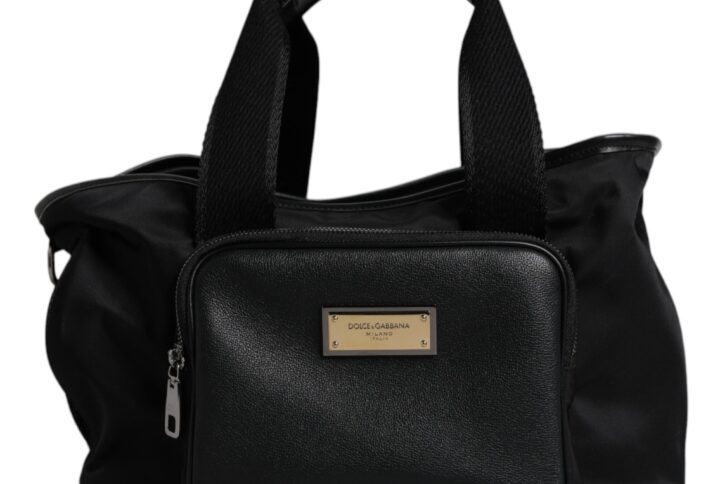 Black Shoulder Strap Pet Carry Logo Plaque Bag | Jag Couture London – New York