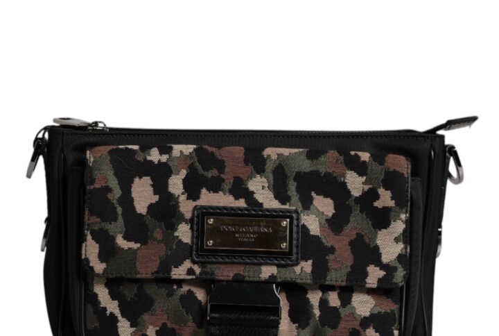 Multicolor Leopard Jacquard Crossbody Bag - Jag Couture London