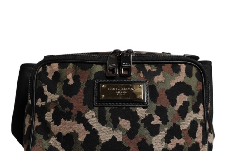 Multicolor Leopard DG Logo Belt Waist Fanny Pack Bag | Jag Couture London – New York