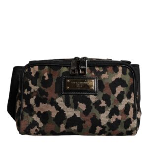 Multicolor Leopard DG Logo Belt Waist Fanny Pack Bag - Jag Couture London