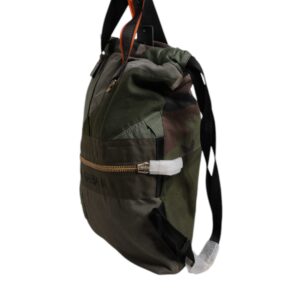 Military Green Patchwork Rucksack Backpack Bag