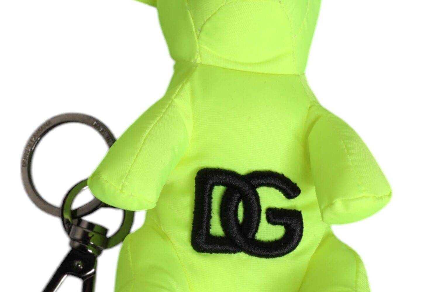 Green Bear Embroidered Logo Keychain Clasp Keyring - Jag Couture London