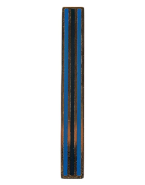 Gold Tone Brass Logo Branded Tie Clip Bar